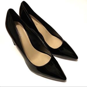 Jenn Ardor Black Patent Heels